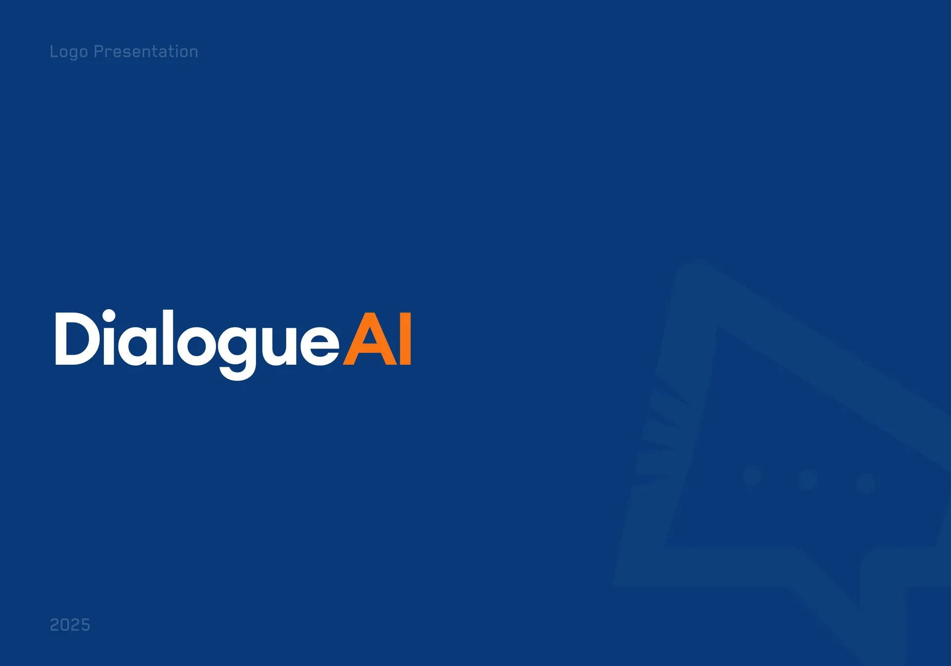 Dialogue AI Logo Design | AI Platform Brand Identity